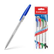 Набор шарик. ручек 4цв. ErichKrause R-301 Stick Classic 1.0 44593