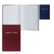 Книга учета А4 192л. кл. 7БЦ офсет обл. бумвинил КУ-561