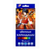 Карандаши 12цв. 33С 2216-08 «Аниме»(синий)