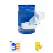 Подставка канцелярская DELI E904 86*86*127мм цвета ассорти
