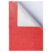 Тетрадь А4 96л. кл. бумвинил METALLIC Красная 96Т4бвВ3