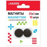 Магниты для рукоделия «deVENTE. MAGNETISM» 8000403 25x3 мм, 10 шт