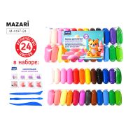 Масса суперлегкая 24цв.*12г M-4197-24 + 3 стека