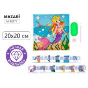Мозаика алмазная по номерам 20*20 M-12171 РУСАЛКА