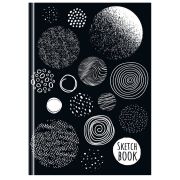 Скетчбук А5 100л. 7БЦ С5т100_лм 11291 Black&white
