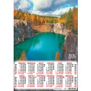 Календарь А2 2026 Природа ПО-26-162 Лазурный каньон