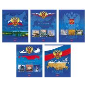 Тетрадь 48л. кл. 48Т5B1 Россия (с гимном)