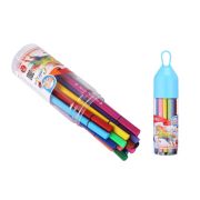 Фломастеры 18цв. DELI EC10516 ColoRun вент.колп., трехгр смываемые