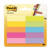 Ярлычки-закладки самокл. 44*12 бумажн. 10цв.*50л. POST-IT Professional 670-10AB