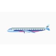 Линейка пласт. 20см 34С 2264-08 «Самолет»