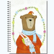 Скетчбук А5 гребень 60л. 2941 Sketchbook «Портреты Звериков» офсет 100г/м2 ламин. жест.обл.