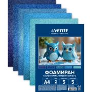 Набор фоамирана А4 2мм 5л. 5цв. с блетк. «deVENTE.HOBBY CREATIVE. Оттенки синего» 8112414