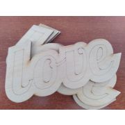 Деревянная заготовка надпись Love 12*5,5см
