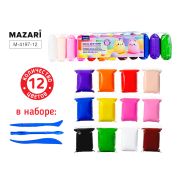 Масса суперлегкая 12цв.*12г M-4197-12 + 3 стека