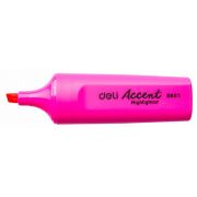 Текстовыделитель розовый DELI Accent ES621PINK Delight скошенный пиш. наконечник 1-5мм
