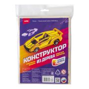 Конструктор из дерева ФН-042 Техника «Спортивная машина»