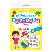 Обучающие карточки 16л. 170х220 ЦВЕТА 12758