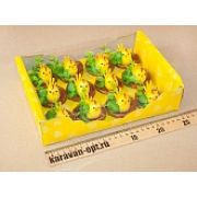 Пасхальный сувенир «курочка в гнезде» (12шт. в упаковке) 25*18см B0040