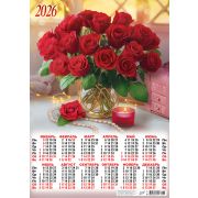 Календарь А2 2026 Цветы ПО-26-138 Элегантные розы