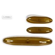 Футляр для ручки S 99000-6 с прозр.крышкой, 17*4,5см цвет Золото.
