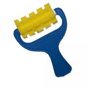 Валик фигурный, поролон, 70мм, пл/ручка, квадраты DK12510-70