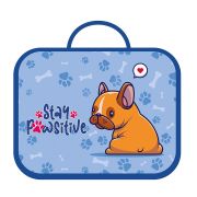 Папка школьника А4 с ручками + твердое дно ПШ-11 БУЛЬДОГ