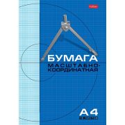 Бумага масштабно-координатная А4 16л. 16Бм4_02284 (голубая сетка)
