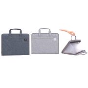 Папка-портфель A4 Deli 72560 13 отдел. текстиль ассорти