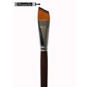 Кисть синтетика №10 скошенная Pennello DELUXE длинная ручка