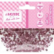 Пайетки декоративные «deVENTE. Metallic» розовый 8001914 8*8мм 14гр