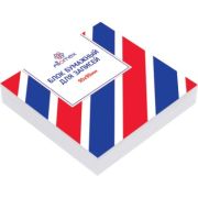 Блок для заметок белый 9*9 плот. 65 г/м² белизна 92-95%  100листов 2012803 непроклеен.