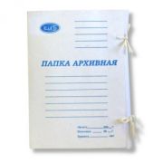 Папка картонная с завязками 440г/м2 40мм с 4 завязками