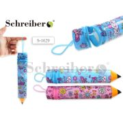 Пенал-карандаш пластик. S 1629 Принцессы 3,5х21см 2 диз.