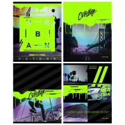 Тетрадь 48л. кл. Т5ск48_лм_вл 9496  «Urban neon» ламинация матовая выборочный лак (ассорти)