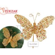 Декоративное украшение БАБОЧКА TZ 12363 золото