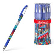 Ручка шарик. ErichKrause® ColorTouch® Patchwork, цвет чернил синий