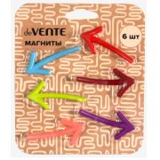 Магнит для доски «deVENTE. Arrows» 6шт. 6021212 цвета асс, в карт блист цена за уп