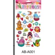Наклейки-тату 4,8х20,8 Любовь 2 (Арт. WS003-8)