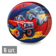 Тарелка бум. «Большие гонки» 18см цена за 6шт. 3.0000864