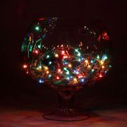 Э/гирлянда 150л. LED 14м мульти, силиконовый провод KRV-057