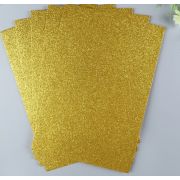 Фоамиран глиттерный А4 Magic 4 Hobby 2 мм Золото 4823449