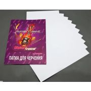 Папка для черчения А4 10л. без рамки «Hard Rock» 205843 160г
