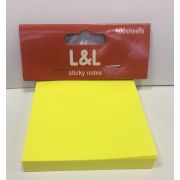 Самоклеющийся блок 76*76 100л. желтый неон L&L 216017-2