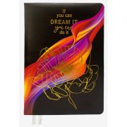 Ежедневник А5 недат. 320стр. «deVENTE. Galaxy» 2334412 иск.кожа с поролоном, черно-малиновый дизайн
