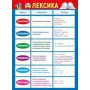 Плакат школьный Лексика 070,479