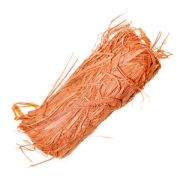 Рафия натуральная FOLIA,оранжевый,моток 50г 9040