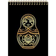 Блокнот А6 гребень 90л. БВФК6903918 Velvet. 5